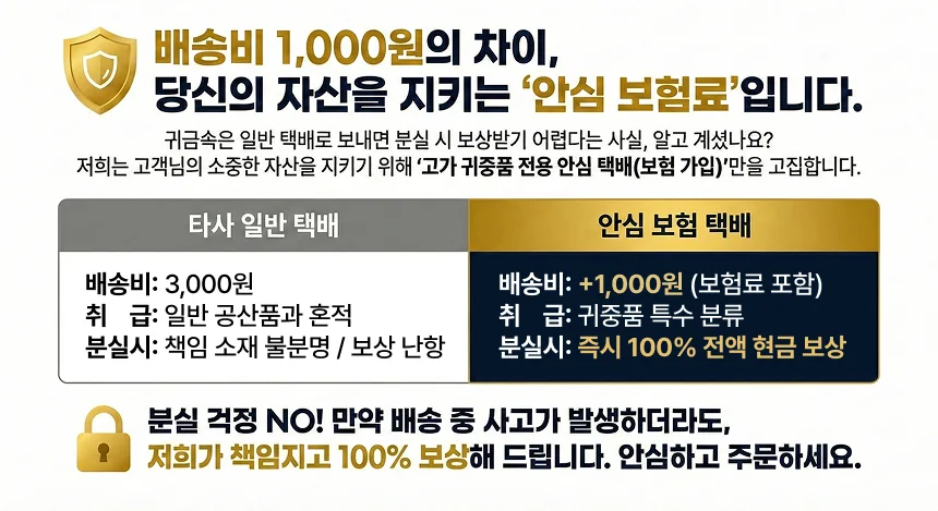 안심 보험 배송 안내