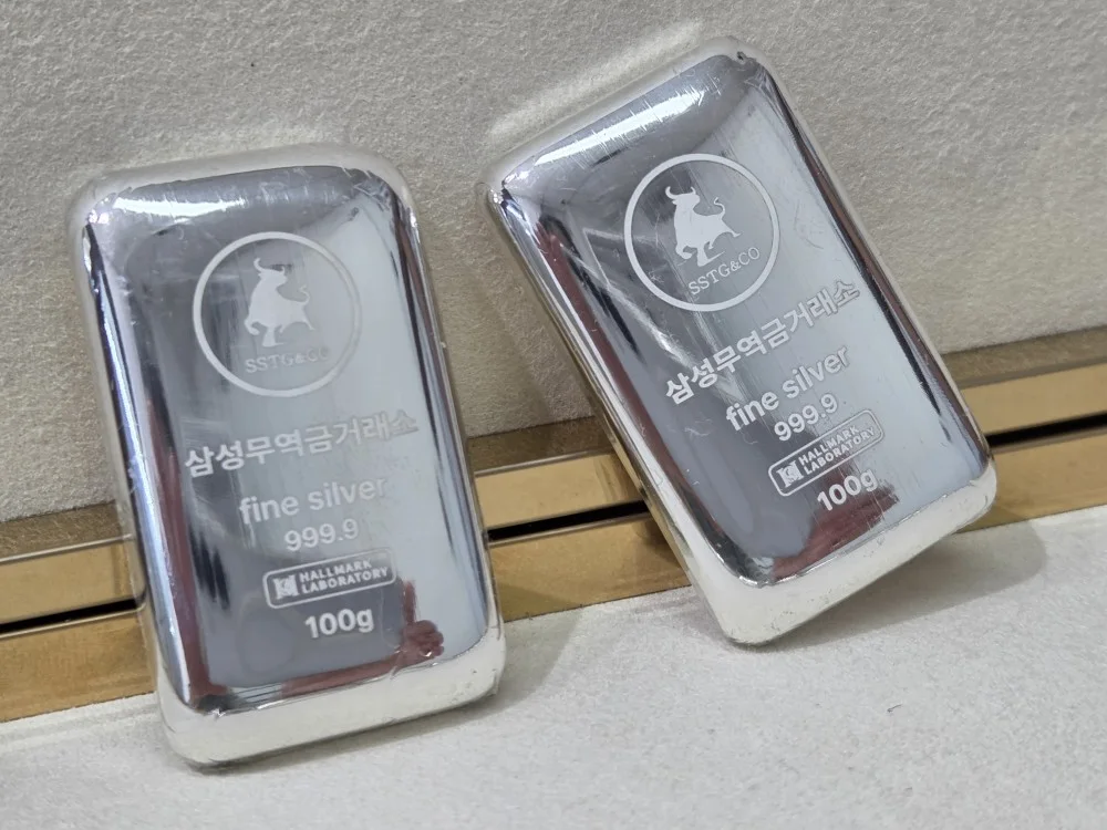 은투자용 진공 실버바 999.9 포나인 100g, 돌잔치 부모님 퇴직선물 감사기념상품 상세 이미지
