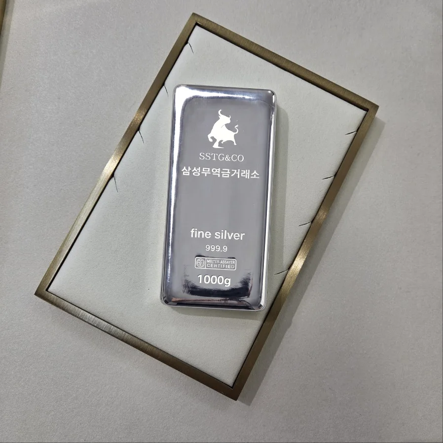 은투자용 진공 실버바 1kg 퇴직선물 은괴 순은바 은거래 999.9% 1000g 상세 이미지