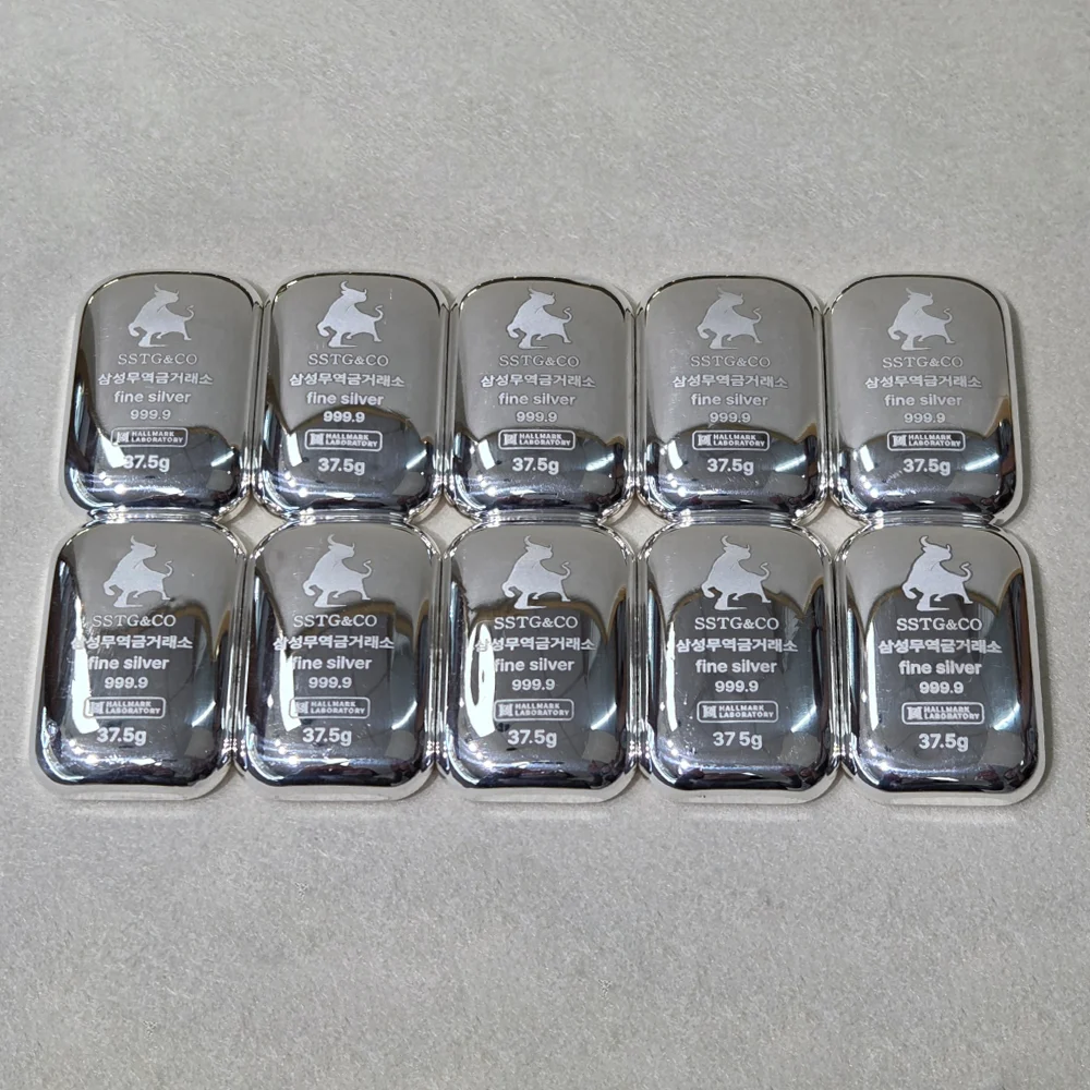 은투자용 진공 실버바 999.9포나인 37.5g(10돈) 돌잔치 친구 애인 기념일 부모님 감사기념품