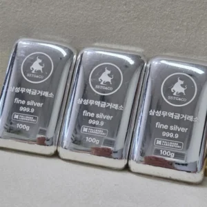 은투자용 진공 실버바 999.9 포나인 100g, 돌잔치 부모님 퇴직선물 감사기념상품