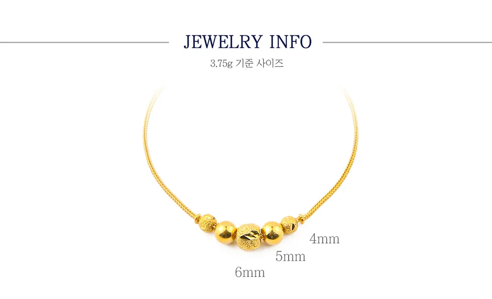 순금 24K 5공웨이브 팔찌 99.9% 3.75g~11.25g 상세 4
