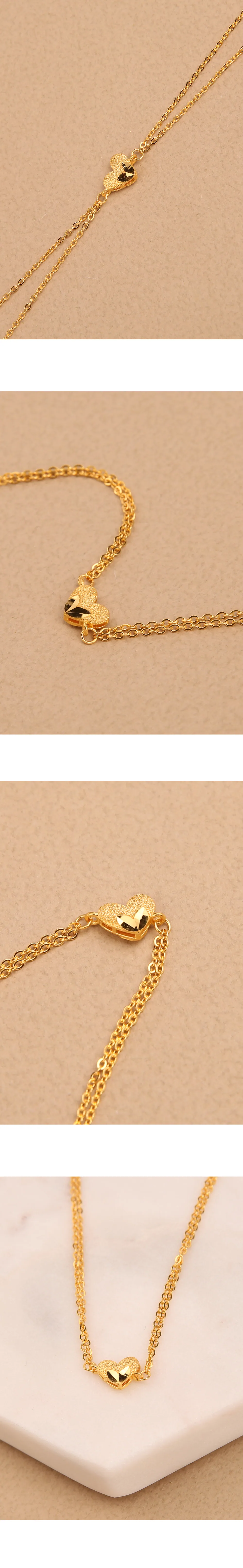 순금 24K 글리터하트 팔찌 99.9% 3.75g~7.5g 상세 3