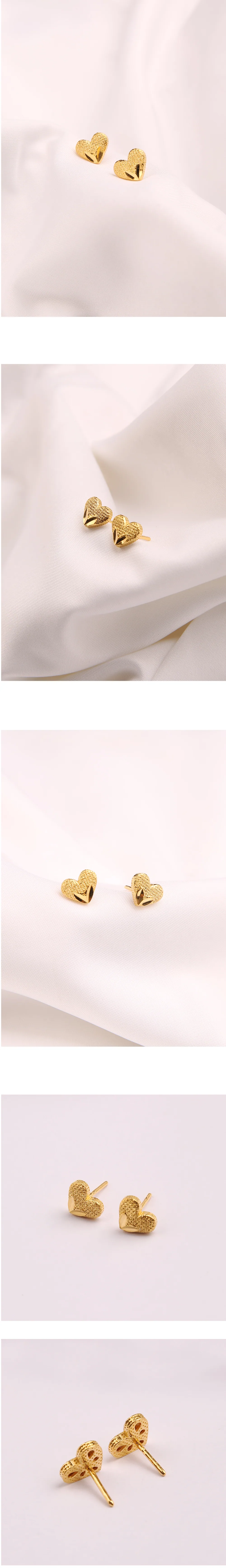 순금 24K 하트 귀걸이 99.9% 1.875g~3.75g 상세 3