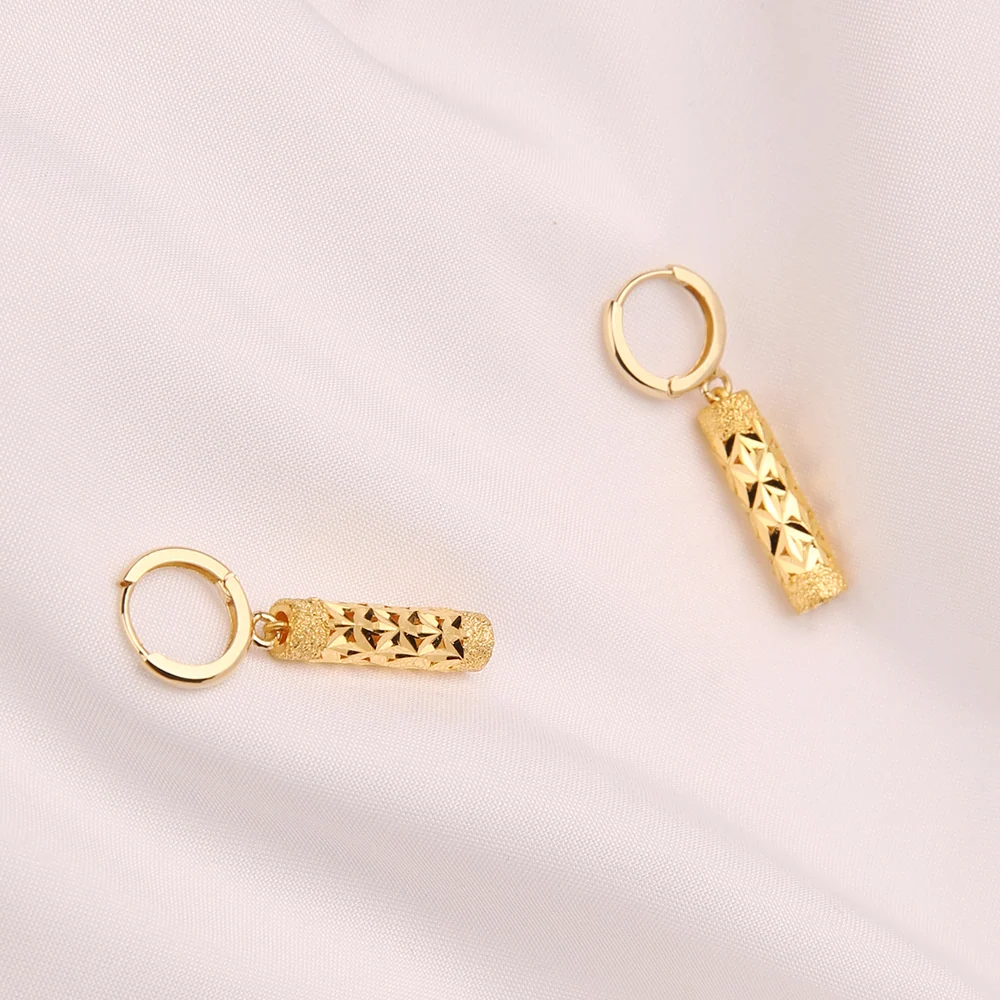 순금 24K 원통 귀걸이 99.9% 3.75g~7.5g 4