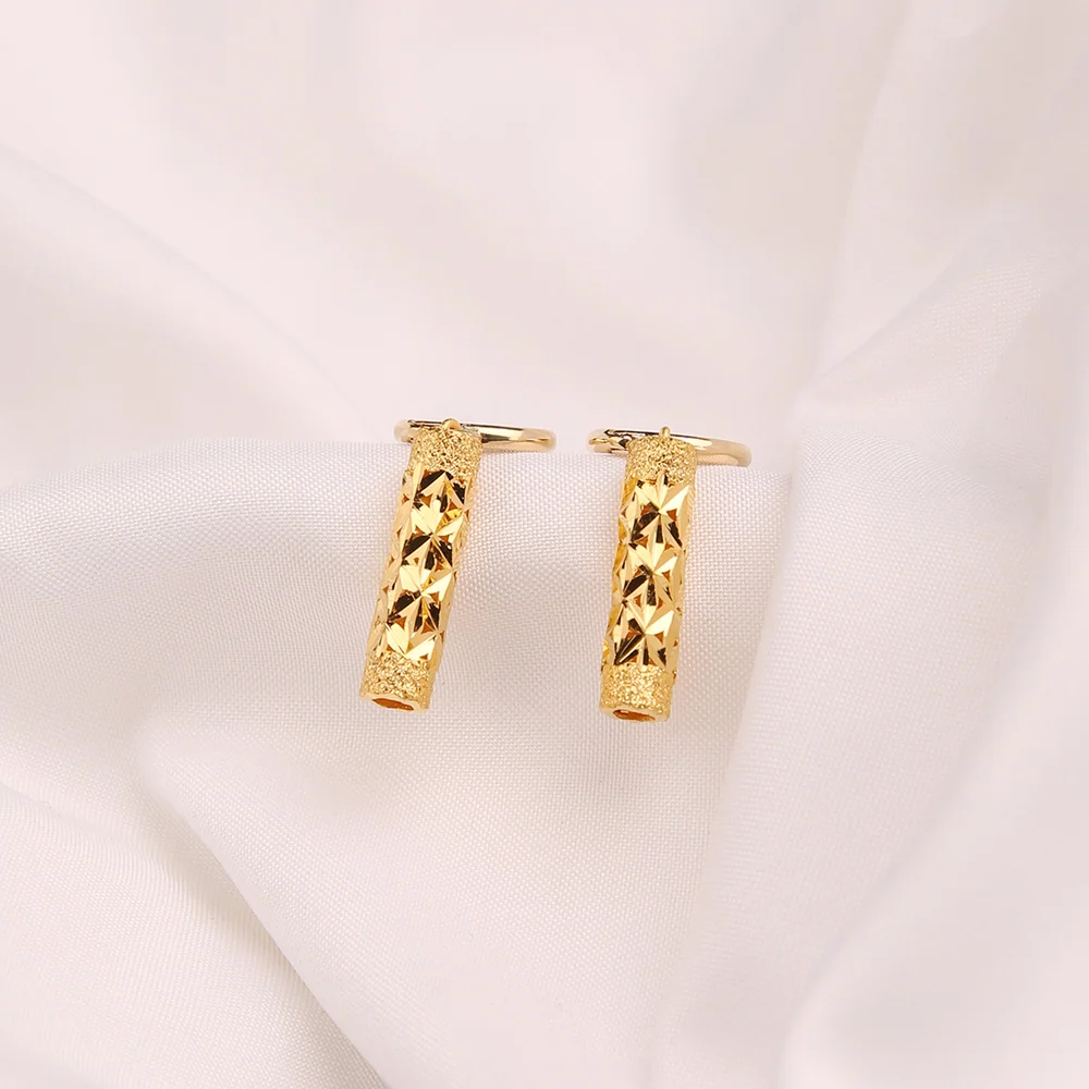 순금 24K 원통 귀걸이 99.9% 3.75g~7.5g 5