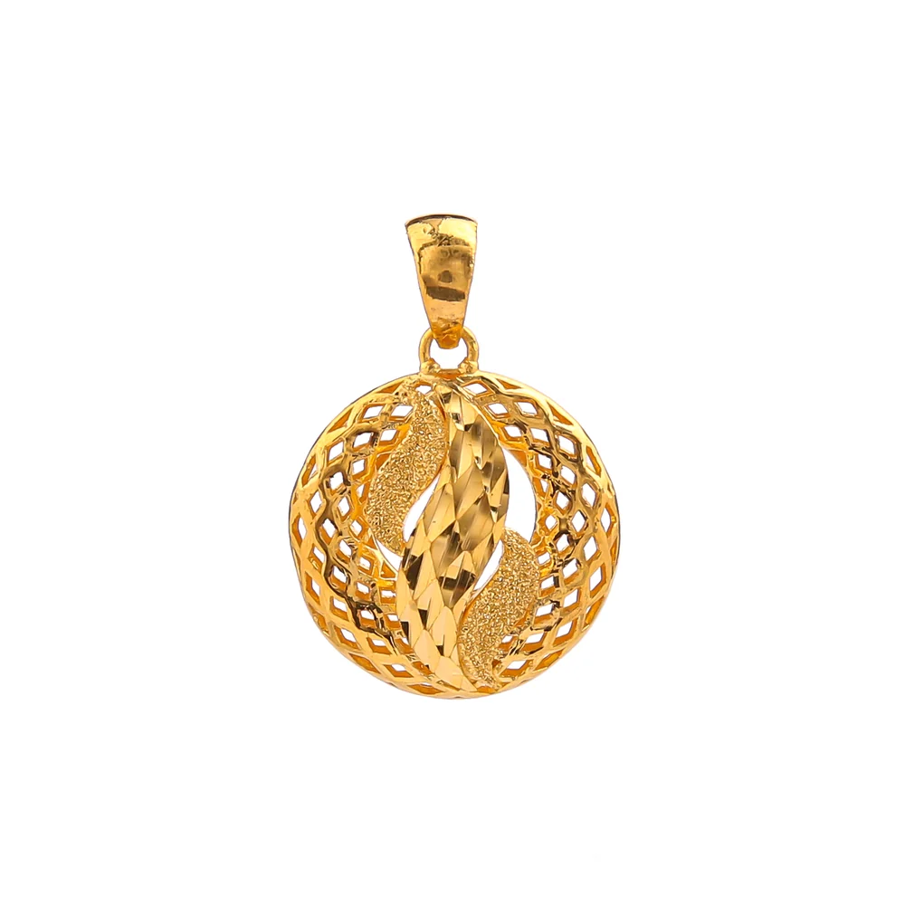 순금 24K 웨이브망사 펜던트 99.9% 3.75g~11.25g