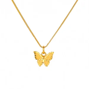순금 24K 버터플라이 목걸이 99.9% 7.5g~37.5g