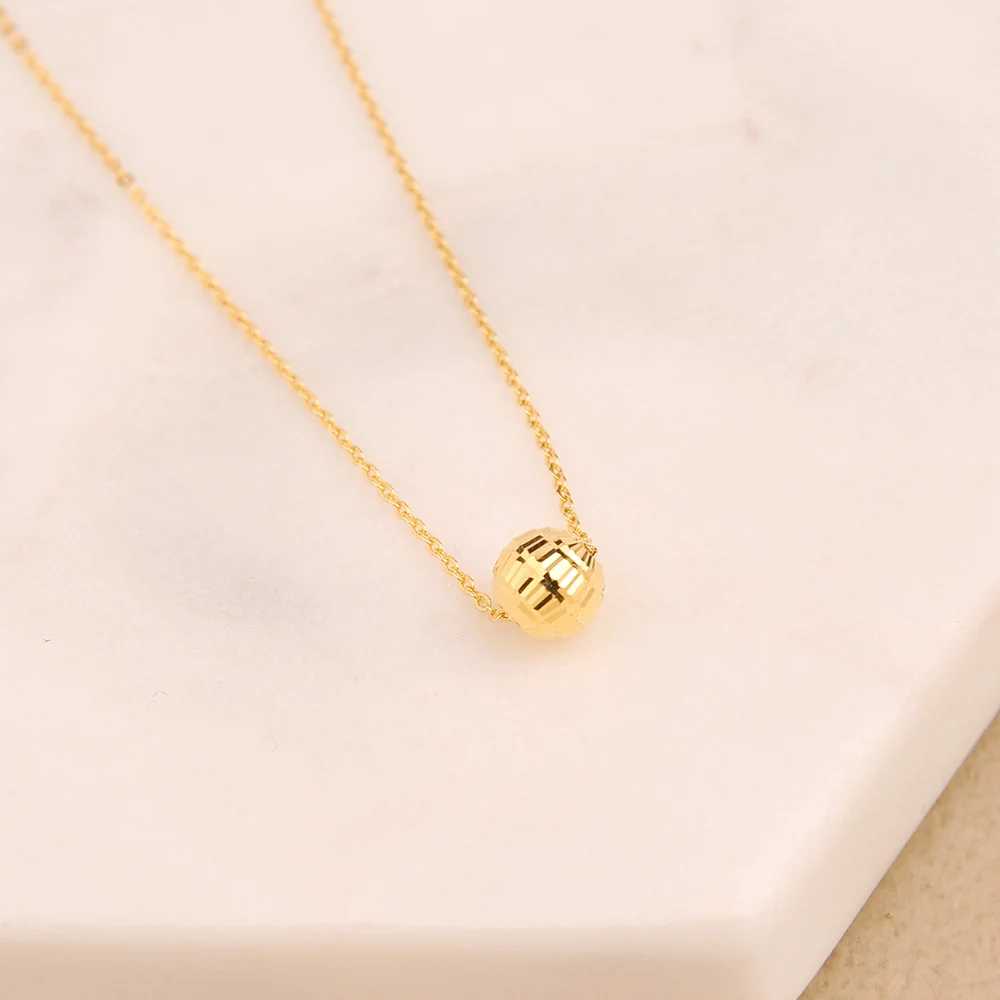 순금 24K 미러볼 목걸이 99.9% 3.75g~7.5g 4