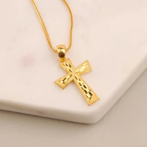 순금 24K 십자가 목걸이 99.9% 7.5g~11.25g