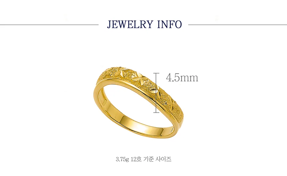 순금 24K 웨이브라인루에다 반지 99.9% 3.75g 상세 4