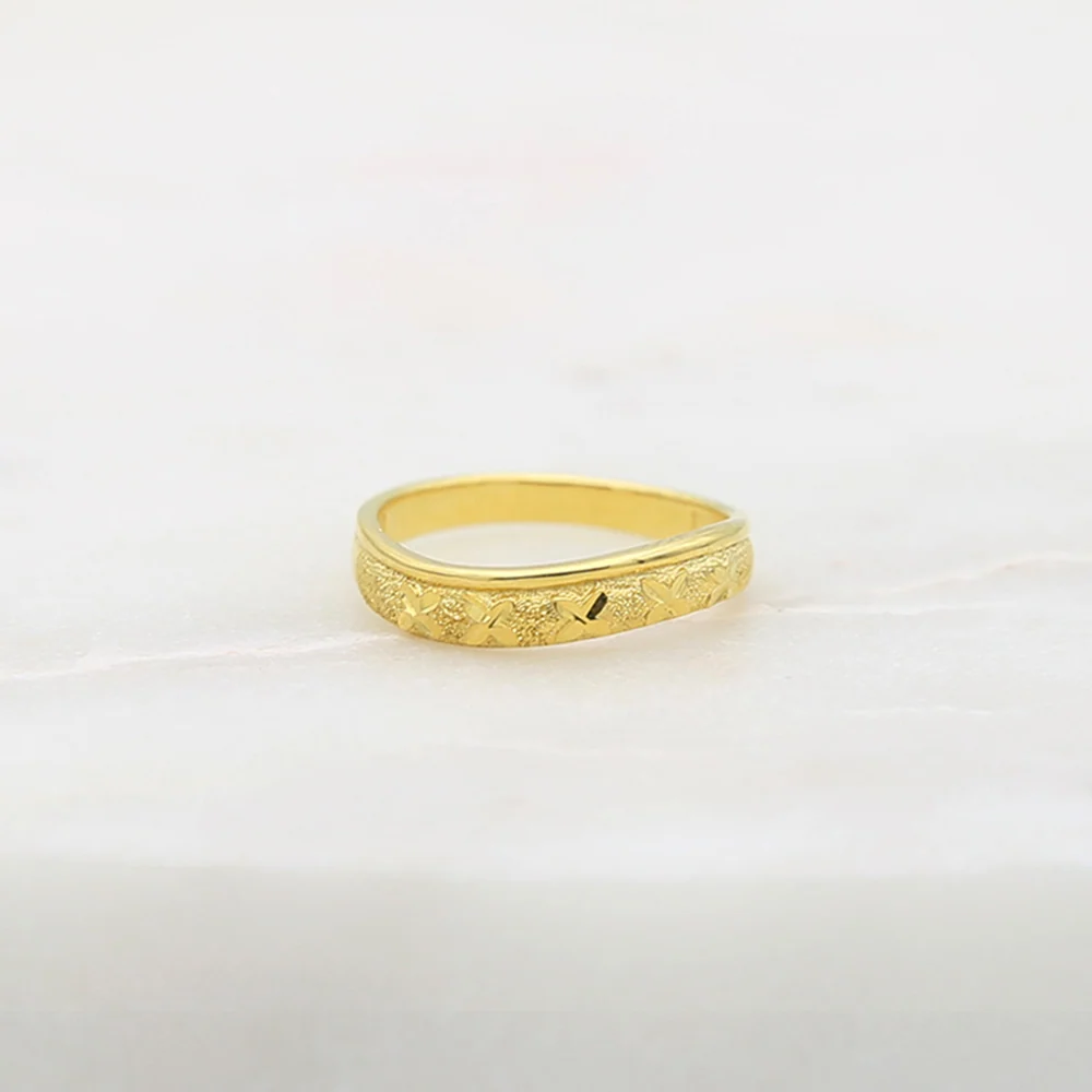 순금 24K 웨이브라인루에다 반지 99.9% 3.75g