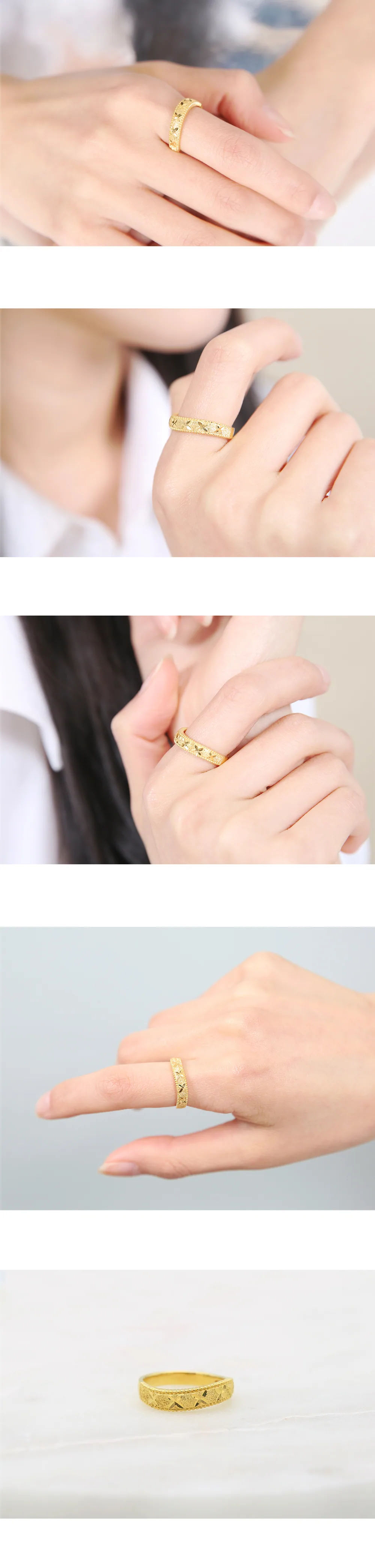 순금 24K 웨이브도트루에다 반지 99.9% 3.75g 상세 2