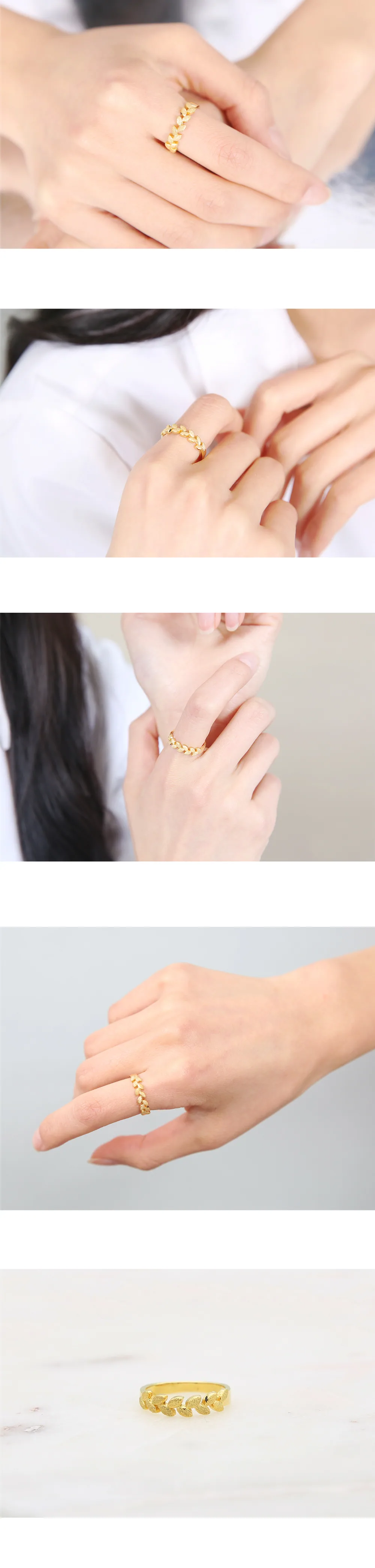 순금 24K 에일라 반지 99.9% 3.75g~11.25g 상세 2