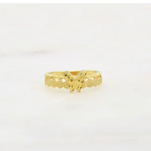 순금 24K 루빌리 버터플라이 반지 99.9% 3.75g