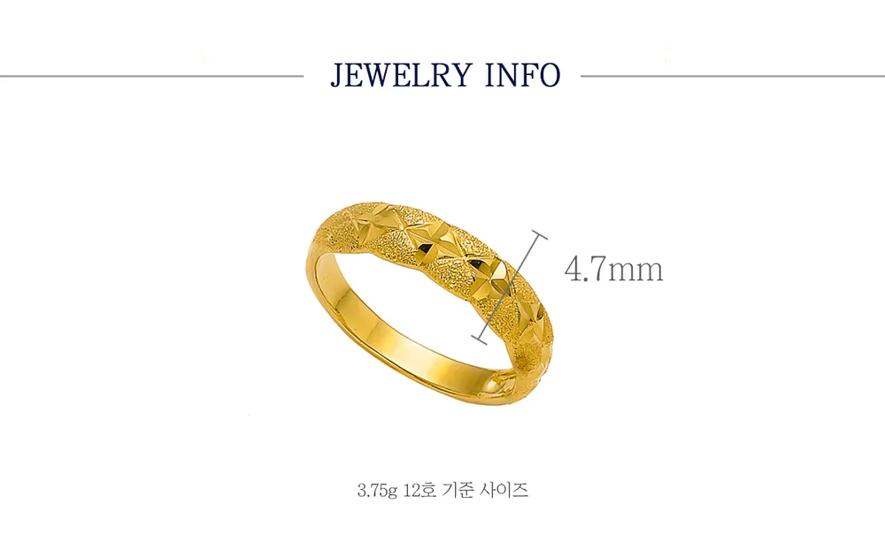 순금 24K 모노 반지 99.9% 3.75g 상세 4