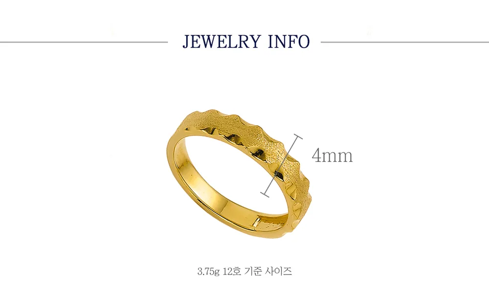 순금 24K 베자르 반지 99.9% 3.75g 상세 4