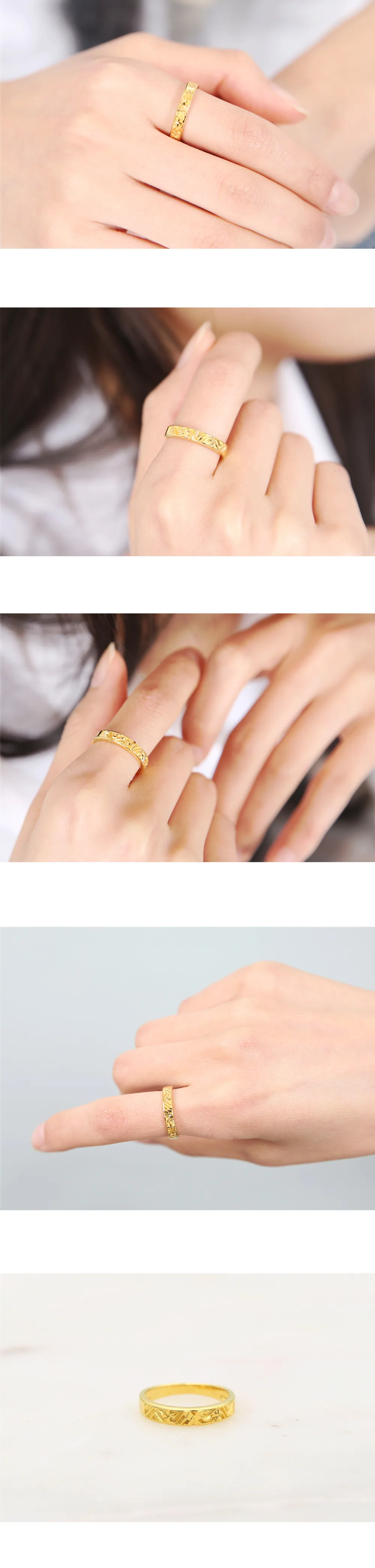순금 24K 에레브 버터플라이 반지 99.9% 3.75g 상세 2