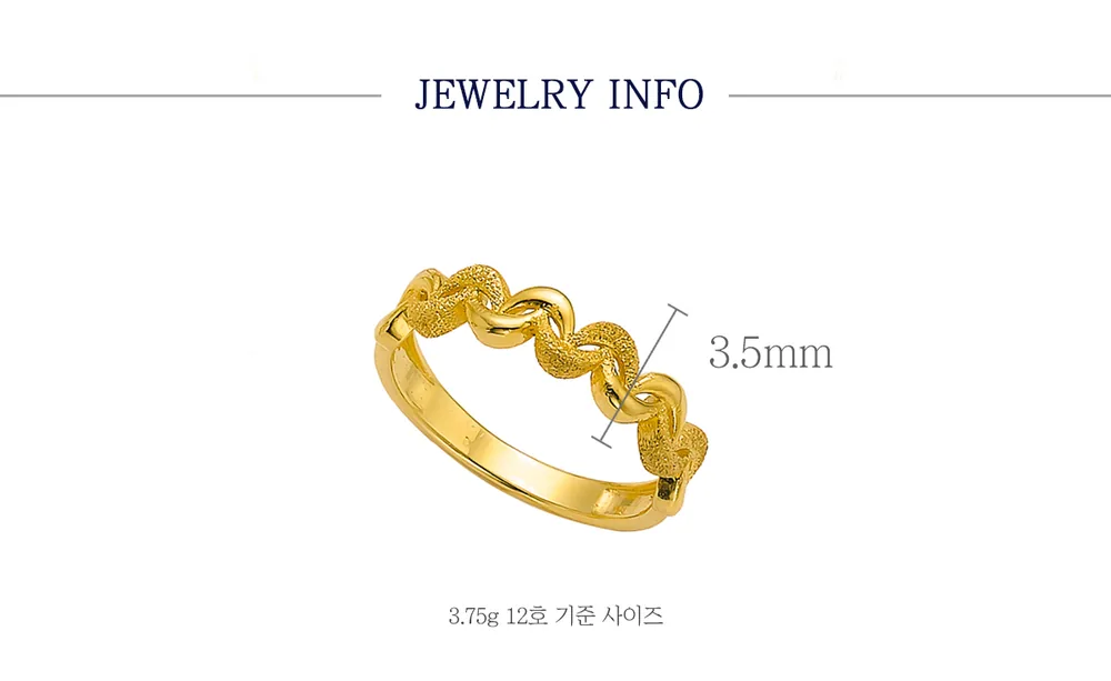 순금 24K 세르비앙 반지 99.9% 3.75g 상세 4