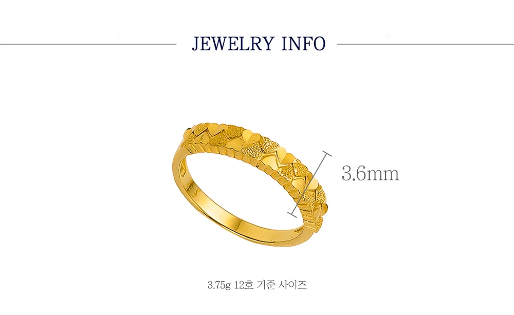 순금 24K 아나프하트 반지 99.9% 3.75g 상세 4