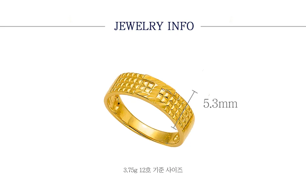 순금 24K 볼륨아이 반지 99.9% 3.75g 상세 4