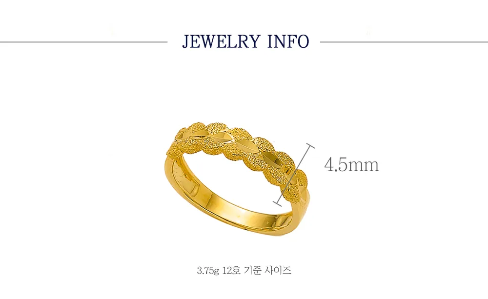 순금 24K 조마 반지 99.9% 3.75g 상세 4