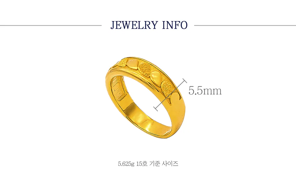 순금 24K 라인로프 반지 99.9% 5.625g~11.25g 상세 4