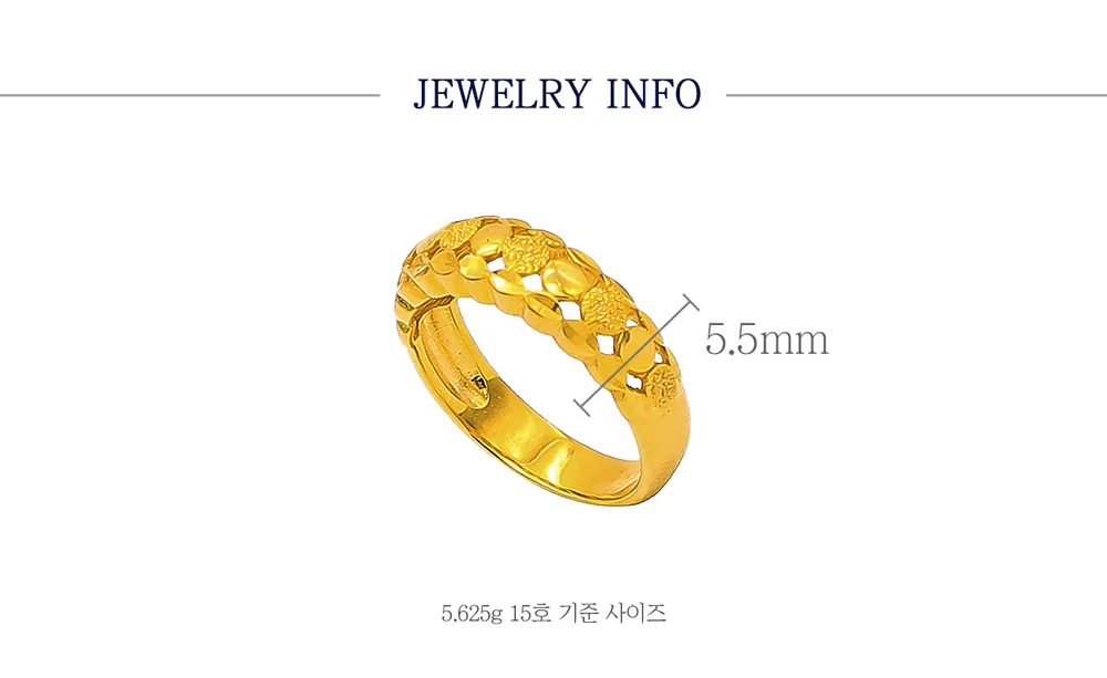 순금 24K 룬 반지 99.9% 5.625g~11.25g 상세 4
