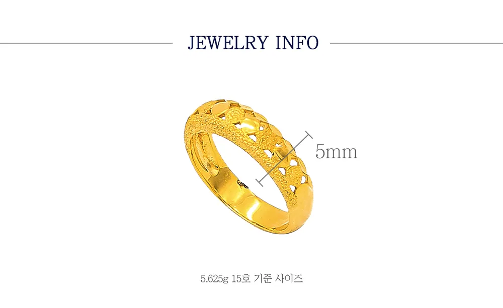 순금 24K 리오르 반지 99.9% 5.625g~11.25g 상세 4