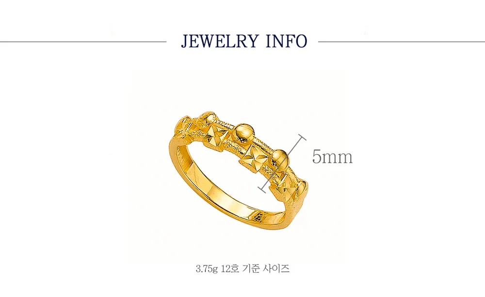 순금 24K 아멜리 반지 99.9% 3.75g 상세 4