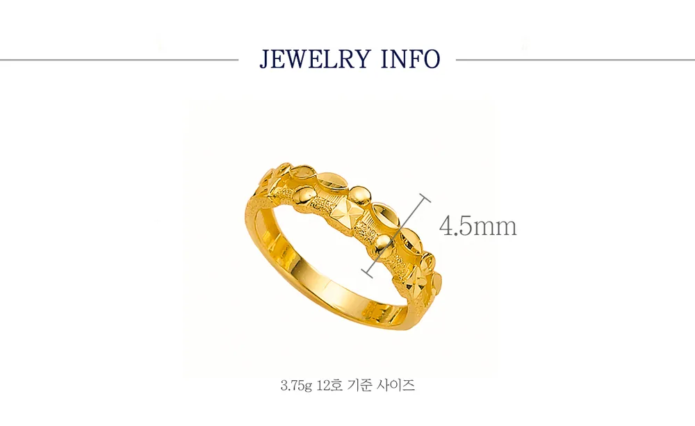 순금 24K 아멜리2 반지 99.9% 3.75g 상세 4