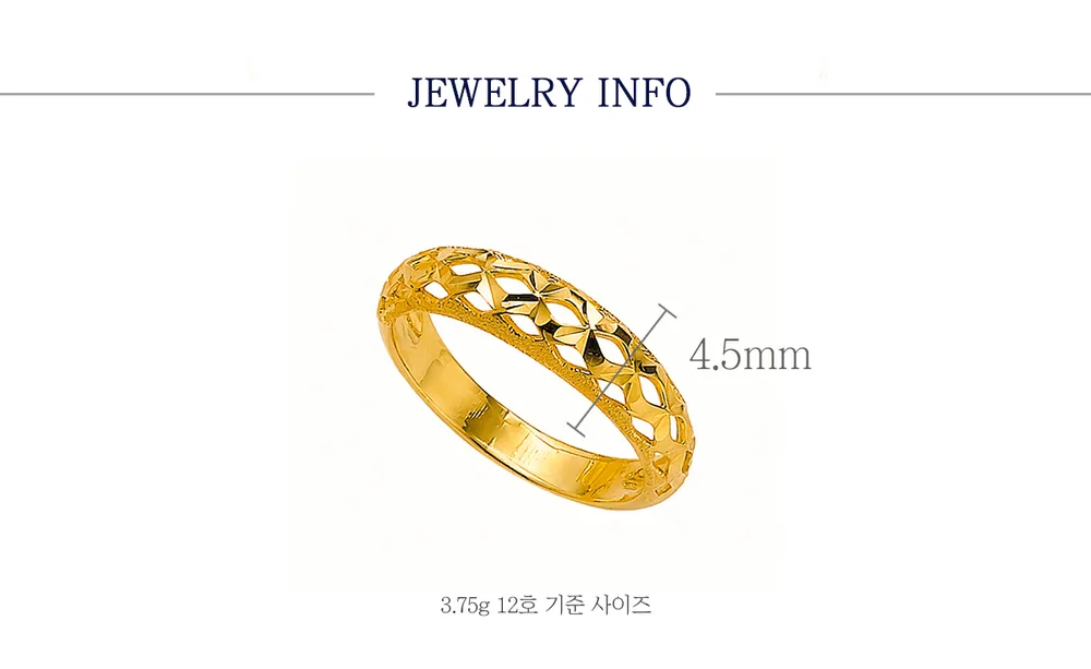 순금 24K 아일리 반지 99.9% 3.75g 상세 4