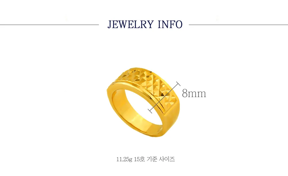 순금 24K 탑컷팅14 반지 99.9% 7.5g~18.75g 상세 4