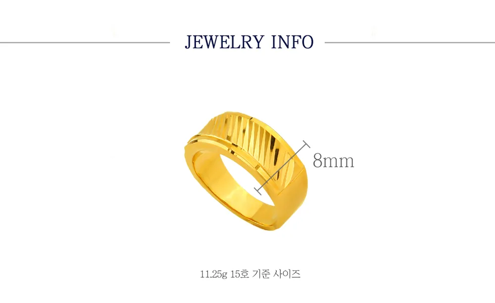순금 24K 탑컷팅17 반지 99.9% 7.5g~18.75g 상세 4