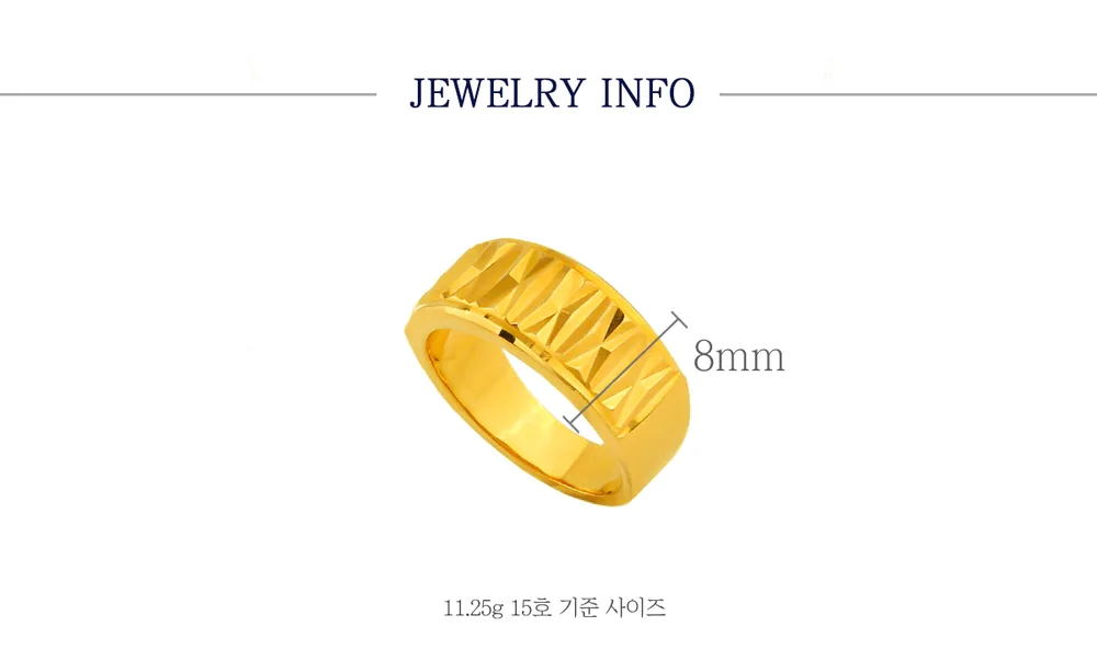 순금 24K 탑컷팅19 반지 99.9% 7.5g~18.75g 상세 4