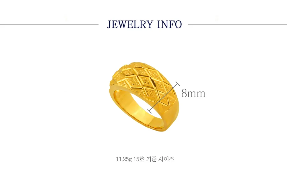 순금 24K 탑컷팅25 반지 99.9% 7.5g~18.75g 상세 4