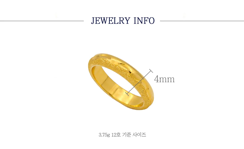 순금 24K 머신컷팅링3 반지 99.9% 3.75g~11.25g 상세 4
