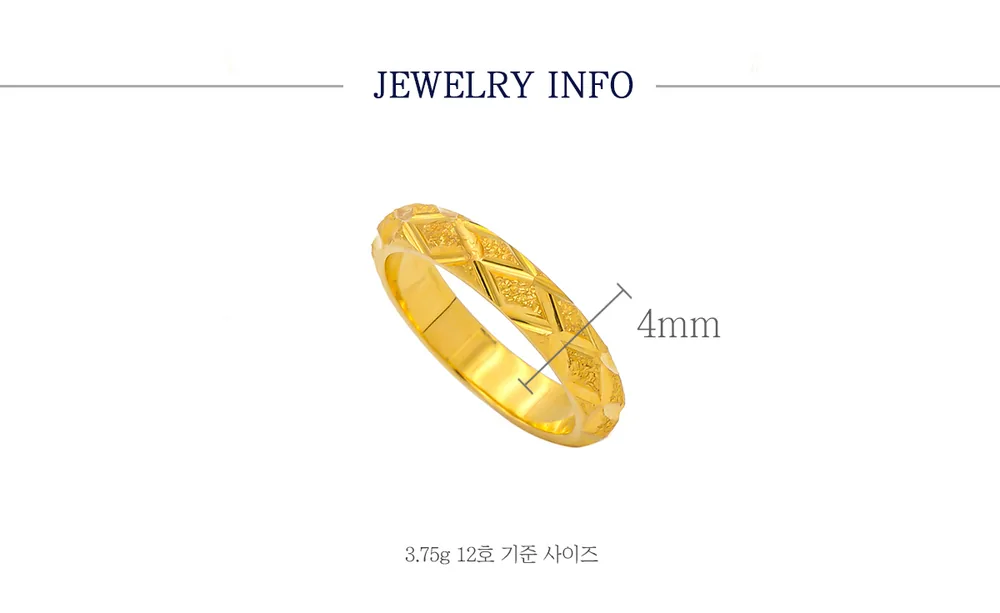 순금 24K 머신컷팅링10 반지 99.9% 3.75g~11.25g 상세 4