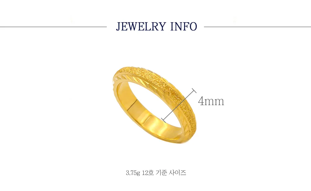 순금 24K 머신컷팅링11 반지 99.9% 3.75g~11.25g 상세 4