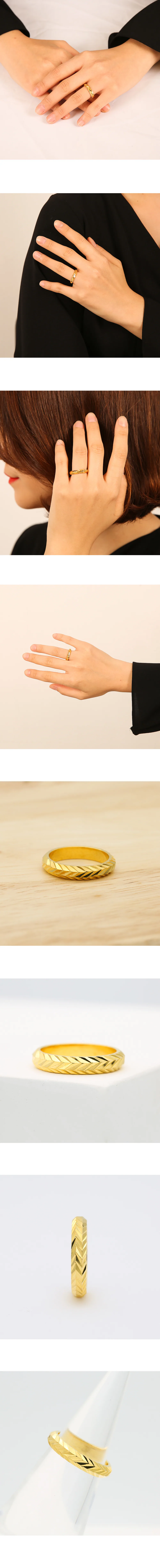 순금 24K 머신컷팅링14 반지 99.9% 3.75g~11.25g 상세 2