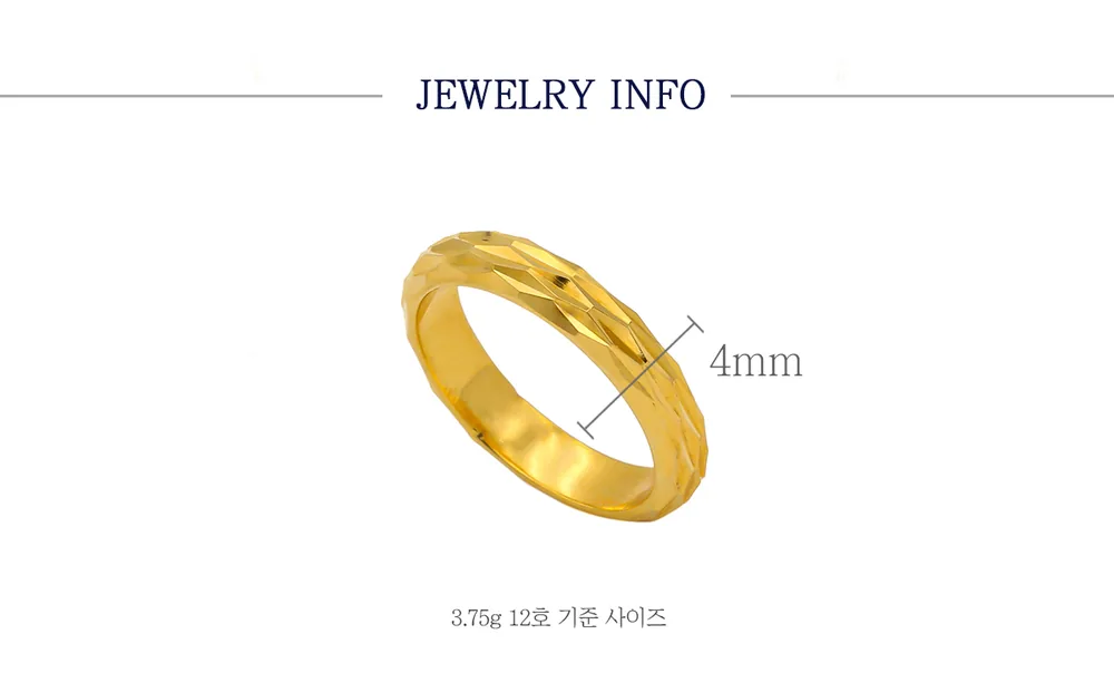 순금 24K 머신컷팅링16 반지 99.9% 3.75g~11.25g 상세 4