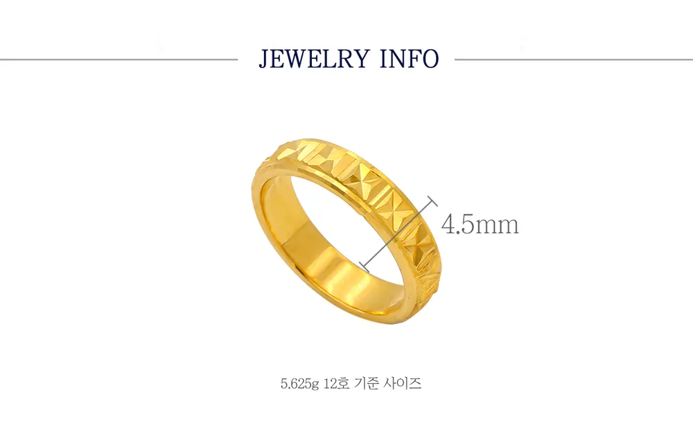 순금 24K 머신컷팅링17 반지 99.9% 5.625g~11.25g 상세 4
