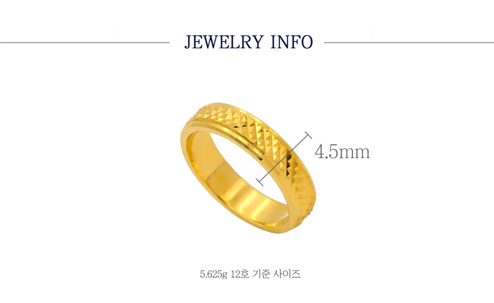순금 24K 머신컷팅링20 반지 99.9% 5.625g~11.25g 상세 4