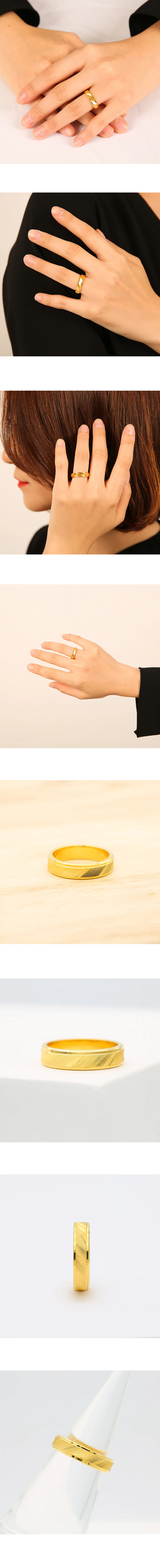 순금 24K 머신컷팅링22 반지 99.9% 5.625g~11.25g 상세 2