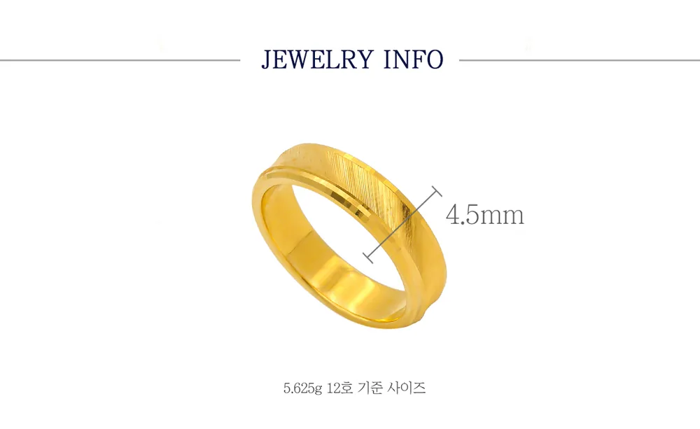 순금 24K 머신컷팅링22 반지 99.9% 5.625g~11.25g 상세 4