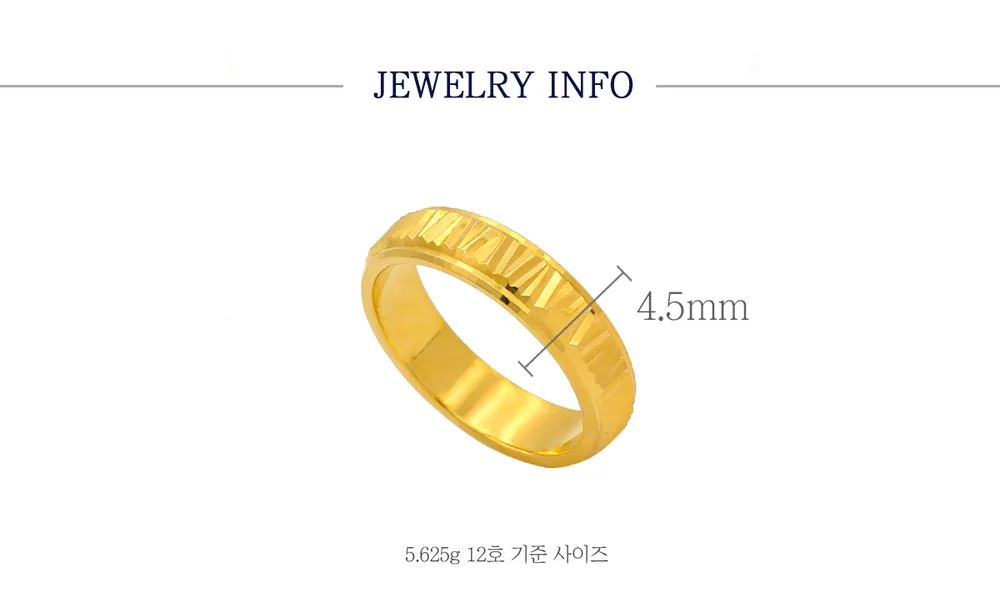 순금 24K 머신컷팅링26 반지 99.9% 5.625g~11.25g 상세 4