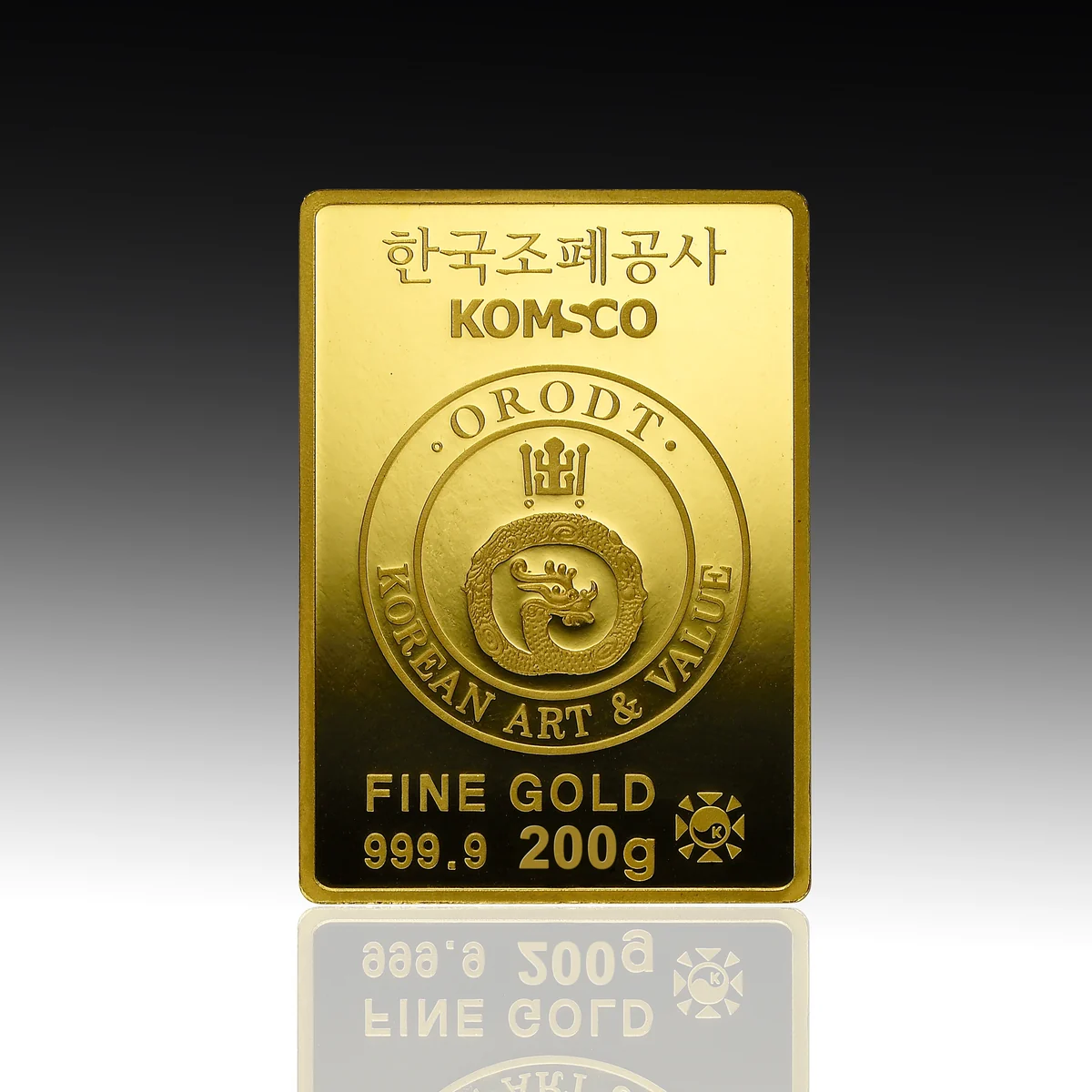 한국조폐공사 오롯(ORODT) 골드바 200g